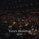 London’s Barbican theater, packed out with fans on the night of his memorial service in April 2016.